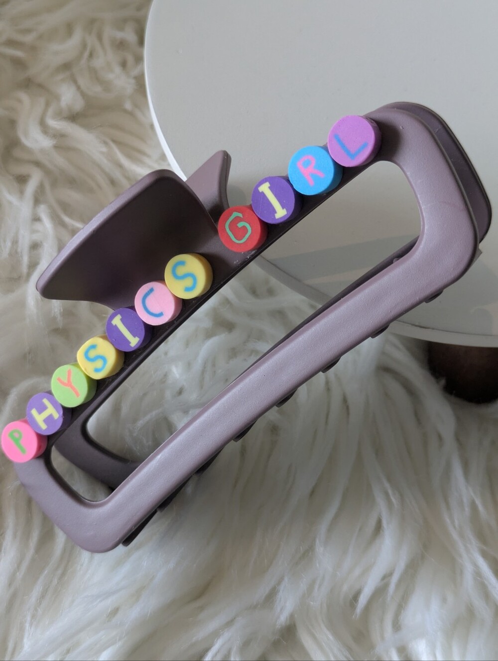 Physics Girl Hair Clip Claw Style Handcrafted | NWT